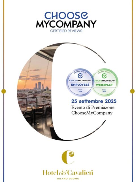 Giovedì 25 settembre, presso @hoteldeicavalierimilano , si è svolta la cerimonia di premiazione delle certificazioni #HappyAtWork e #WeImpact 2025, organizzata da @choosemycompany 

Per noi di GO Infoteam è stato un momento di piacevole esperienza, non solo per la splendida organizzazione dell’evento, ma soprattutto per il confronto e lo scambio di considerazioni con aziende che, come noi, hanno deciso di intraprendere un percorso di misurazione e miglioramento dello stato dell’ambiente di lavoro, alla ricerca di quel benessere aziendale che tanto viene rincorso spesso solo a parole. 

Per Miriam Provenzano – HR Manager, e Roberta Rega – Marketing Officer, le nostre rappresentanti all’evento, è stato oltremodo parte di un percorso di arricchimento personale e professionale. 

Grazie a tutto il personale del Gruppo GO Infoteam per l’impegno che, ogni giorno, mette nel renderci migliori. 

#goinfoteam #lifeatgoinfoteam #choosemycompany #choosemycompanyitalia #happyatwork #weimpact #HR #marketing #peoplefirst #welfareaziendale